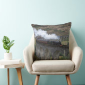 Oude stoomtrein op Glenfinnan Viaduct Kussen (Stoel)