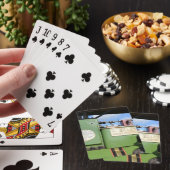 Oude stoomwals pokerkaarten (Insitu)