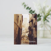 Oude straat briefkaart (Staand voorkant)