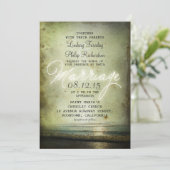 Oude  STRAND BRUILOFT UITNODIGINGEN (Staand voorkant)