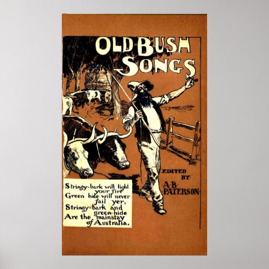 Oude Struik Poster (Voorkant)