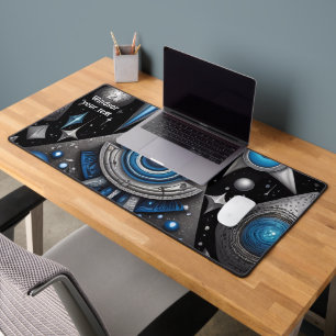 Oude symbolen in levendig abstract ontwerp bureaumat