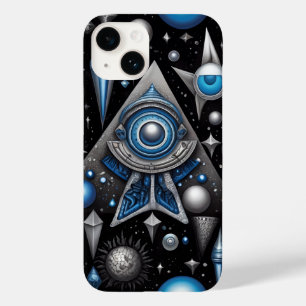 Oude symbolen in levendige kleuren Case-Mate iPhone 14 hoesje