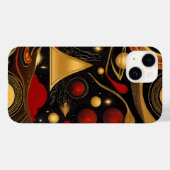 Oude symbolen in levendige kleuren Case-Mate iPhone case (Achterkant (horizontaal))