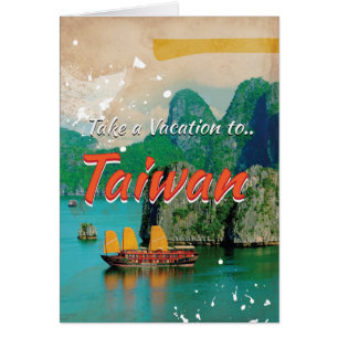 Oude Taiwanese Reisposter