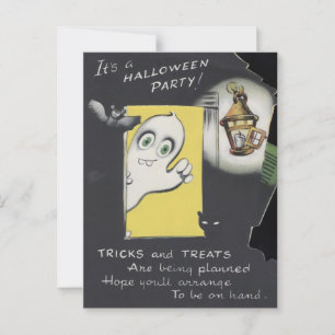 Oude Tante Halloween 3 Briefkaart