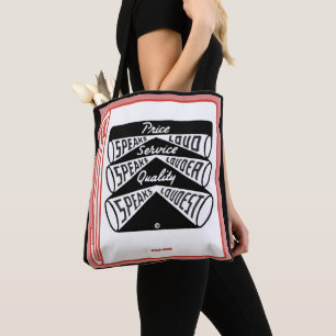 oude tapeboekcover - Price Speaks Luid Tote Bag