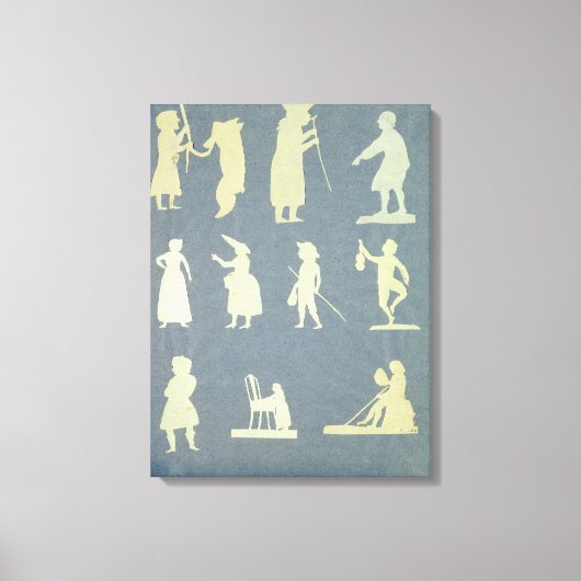 Oude tapes canvas afdruk (Voorkant)