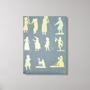 Oude tapes canvas afdruk