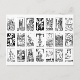oude tarot briefkaart