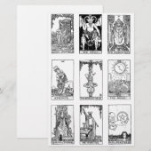 oude tarot briefpapier (Voorkant / Achterkant)