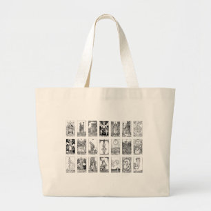 oude tarot grote tote bag