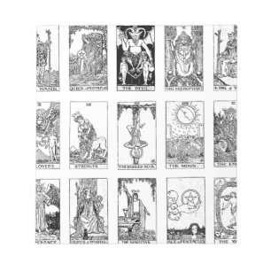 oude tarot notitieblok