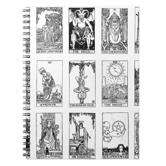 oude tarot notitieboek (Voorkant)