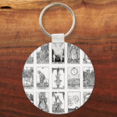 oude tarot sleutelhanger (Voorkant)
