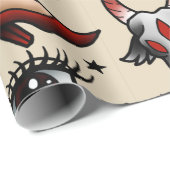 Oude Tattoo Flash Wrapping Paper Cadeaupapier (Rol Hoek)