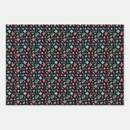 Oude Tattoos Inpakpapier Vel