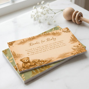 Oude Teddyspeelgoed Picknick Boeken voor Baby's Informatiekaartje
