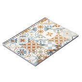 Oude Tegels: gestructureerd achtergrondpatroon Notitieboek (Linkerzijde)