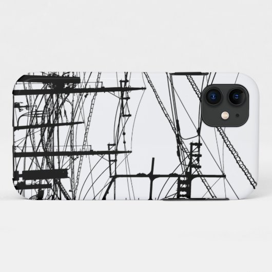 Oude telefoon- en voedingslijnen Case-Mate iPhone case (Achterkant (horizontaal))