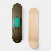Oude  televisie skateboard (Voorkant)