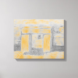 Oude Tempel Canvasprint Canvas Afdruk