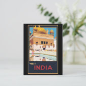 Oude tempel in India Briefkaart (Staand voorkant)