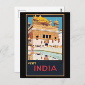 Oude tempel in India Briefkaart (Voorkant / Achterkant)