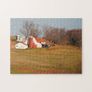 Oude Tennessee Barns. Legpuzzel