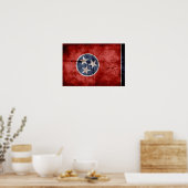 Oude Tennessee-vlag; Poster (Keuken)