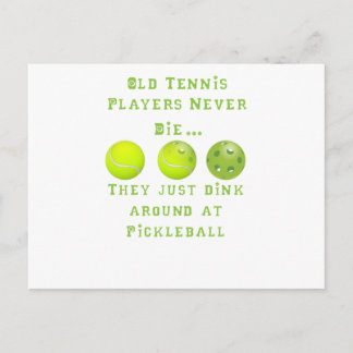 Oude tennissers gaan nooit dood, ze spelen alleen briefkaart