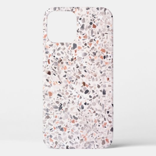 Oude terrazzo textuur, belemmeringspatroon. Case-Mate iPhone case (Achterkant)