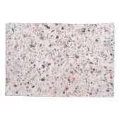 Oude terrazzo textuur, belemmeringspatroon. kussensloop (Achterkant)