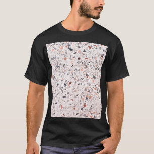 Oude terrazzo textuur, belemmeringspatroon. t-shirt