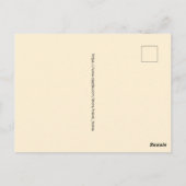 Oude Texaanse Wenskaart Briefkaart (Achterkant)