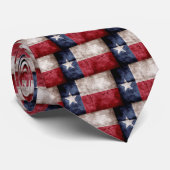 Oude Texas Flag Stropdas (Opgerold)