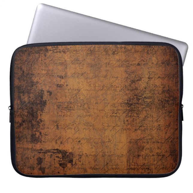 Oude  textuur laptop sleeve (Voorkant)