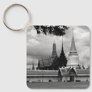 Oude Thailand Bangkok Kapel Koninklijk Paleis uitz Sleutelhanger
