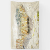 Oude Theater van Athene Griekenland Banner - Reize (Verticaal)