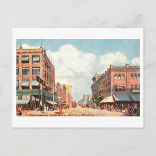 Oude Third Avenue in Birmingham, Alabama Briefkaart