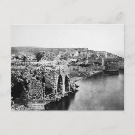 Oude Tiberia op het Zee van Galilea Briefkaart