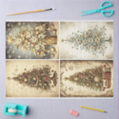 Oude tijd kerst tissuepapier (Craft)