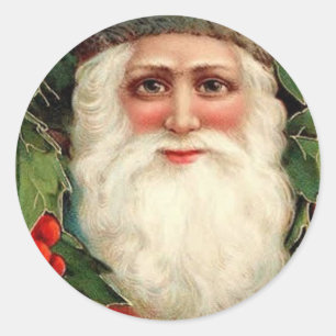 Oude tijd Santa - Sticker
