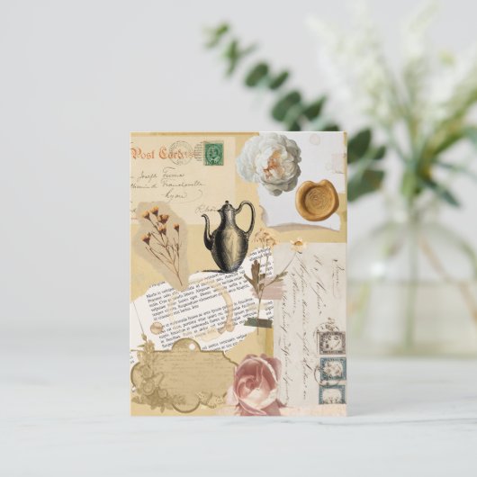 Oude tijdschriften Victoriaans tijdperk briefkaar Briefkaart (Staand voorkant)