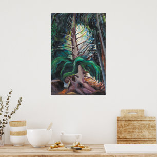 Oude timer Emily Carr Poster