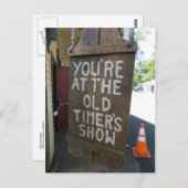 Oude timers briefkaart (Voorkant / Achterkant)