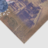 Oude tissue papier van Victoriaanse straat (Detail)