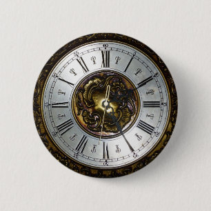 Oude toegang tot het strakklok, ronde button 5,7 cm