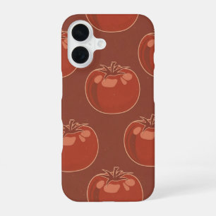 Oude Tomaatpatroon iPhone 16 Hoesje