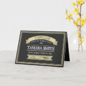 Oude tot perfecte  verjaardag kaart (Gele Bloem)